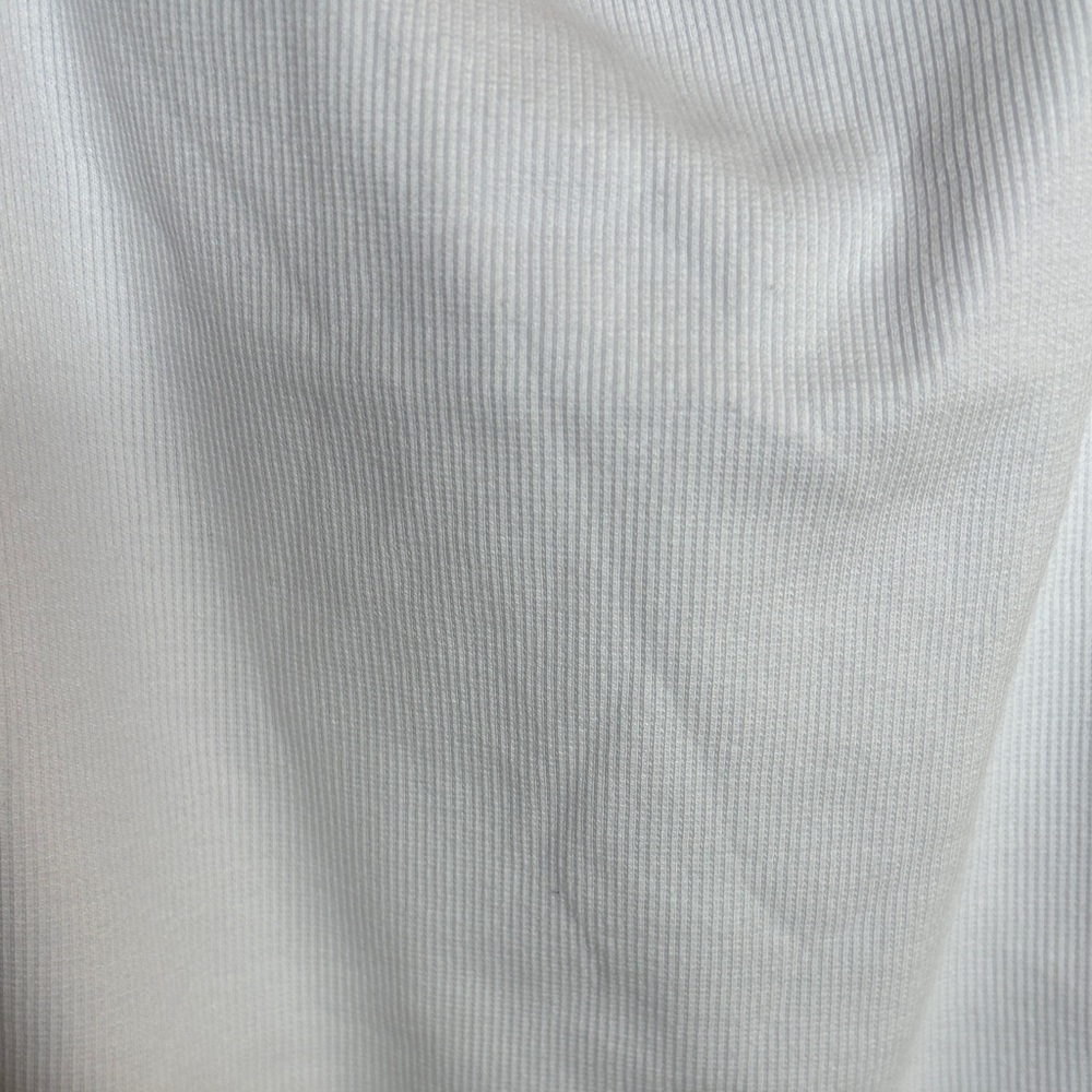 Madewell Elegant White Ribbed Spaghetti Strap double Layered Tank New Xxs NV999 - Picture 2 of 6